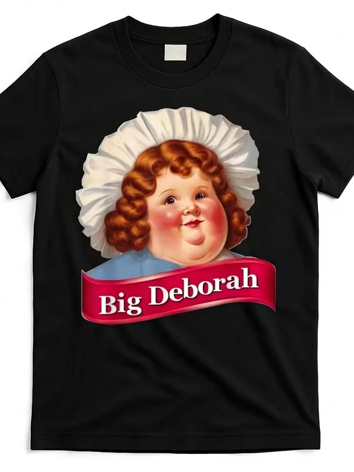 Vintage Big Deborah Character Print TShirt, Perfect For Home