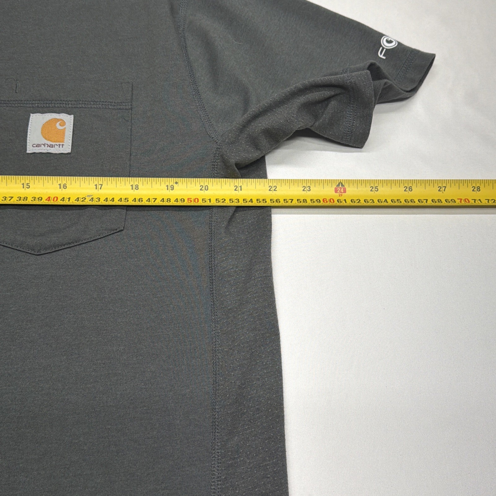 Carhartt Force Relaxed Fit Pocket T-Shirt Mens Large Carbon Heather