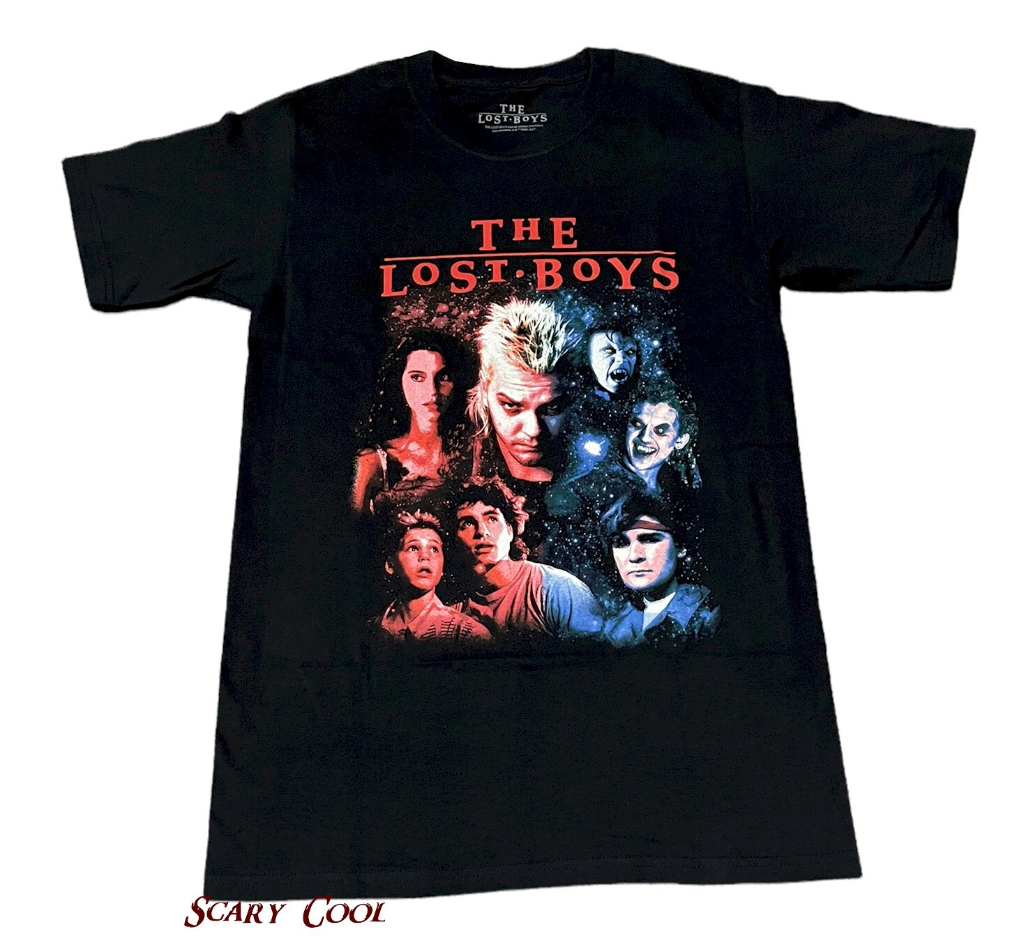 New The Lost Boys Movie Poster 1987 Mens Vintage T-Shirt