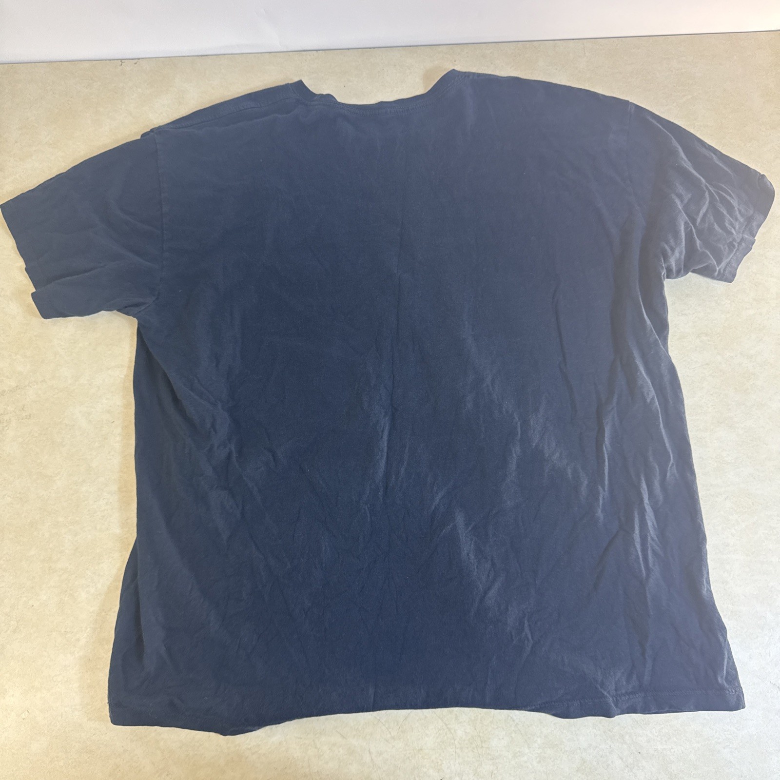 Timberland Blue Men’s Cotton Crew Neck T-Shirt Logo Graphic Short Sleeve Sz 2XL
