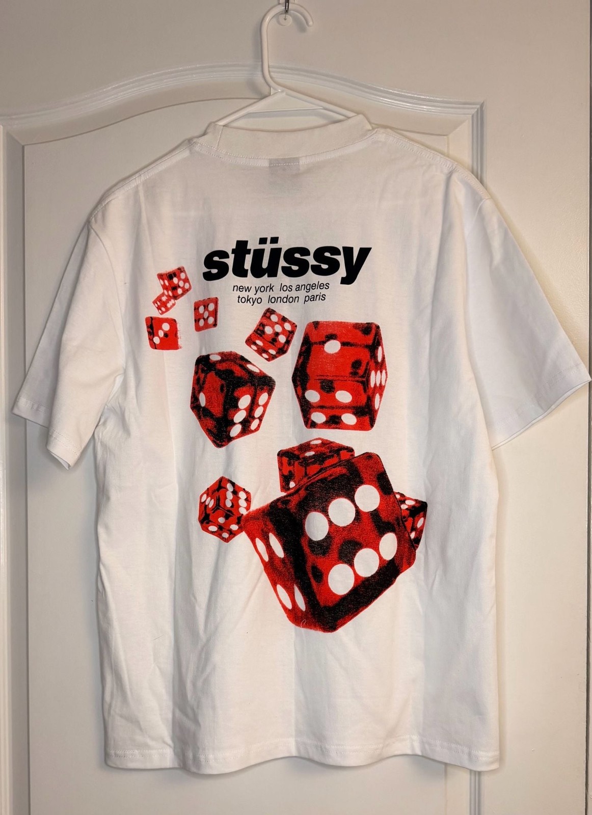 Stussy Rollers White Graphic T-Shirt