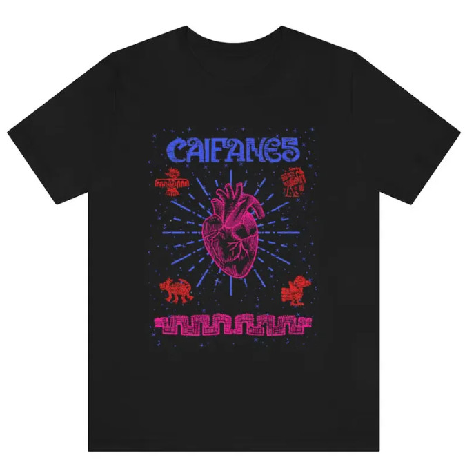 Caifanes Collection Black T-shirt Unisex S-234XL One Side For Fan SA102