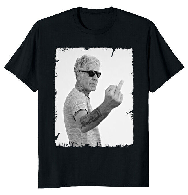 New Anthony Bourdain Classic Tee T-Shirt Size M-3XL Fast Shipping Made In USA