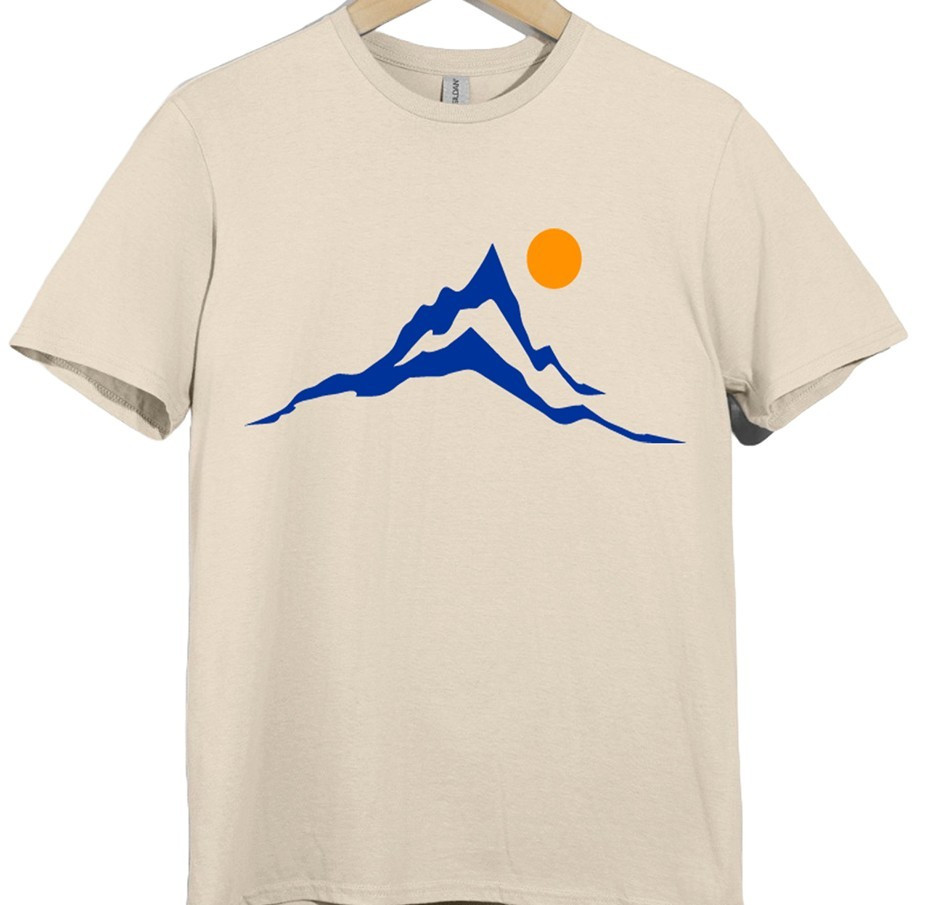 Mountain Hiking T Shirt Outdoor Adventure Graphic Tee Hiker Camper Nature Gift
