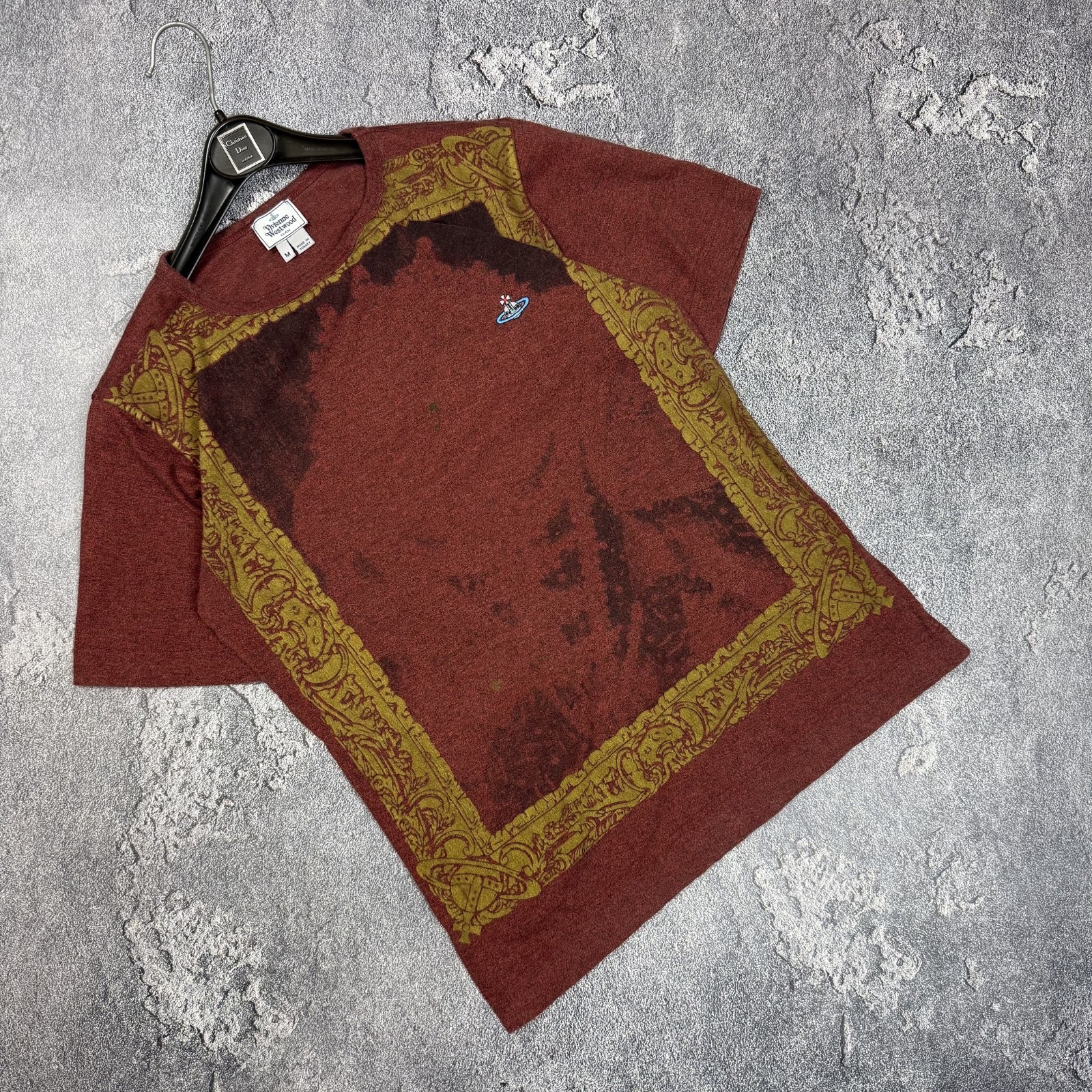 Vivienne Westwood T-Shirt Big Logo Queen Elizabeth Y2K