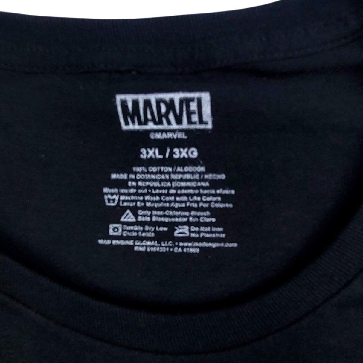 Marvel X-Men Graphic T Shirt Mens 3XL 3XG Black Comic Superhero Tee