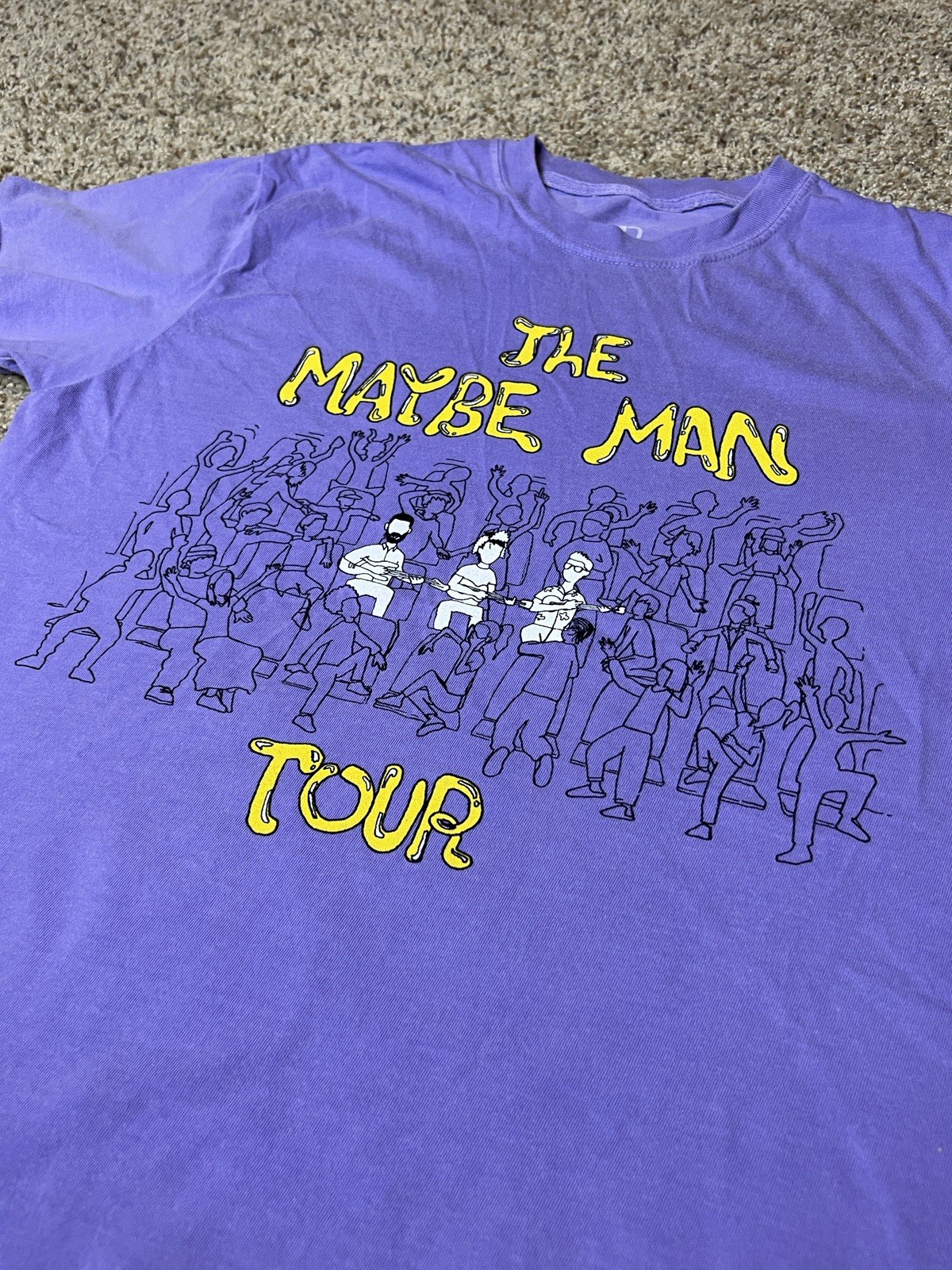AJR THE MAYBE MAN TOUR 2024 Purple Unisex TShirt (size Medium)