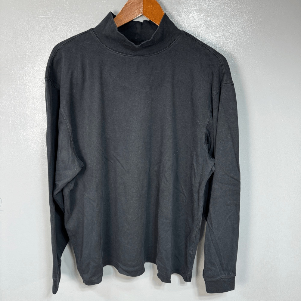 L.L. Bean Men’s Traditional Fit Mock Neck Shirt sz XL # D806