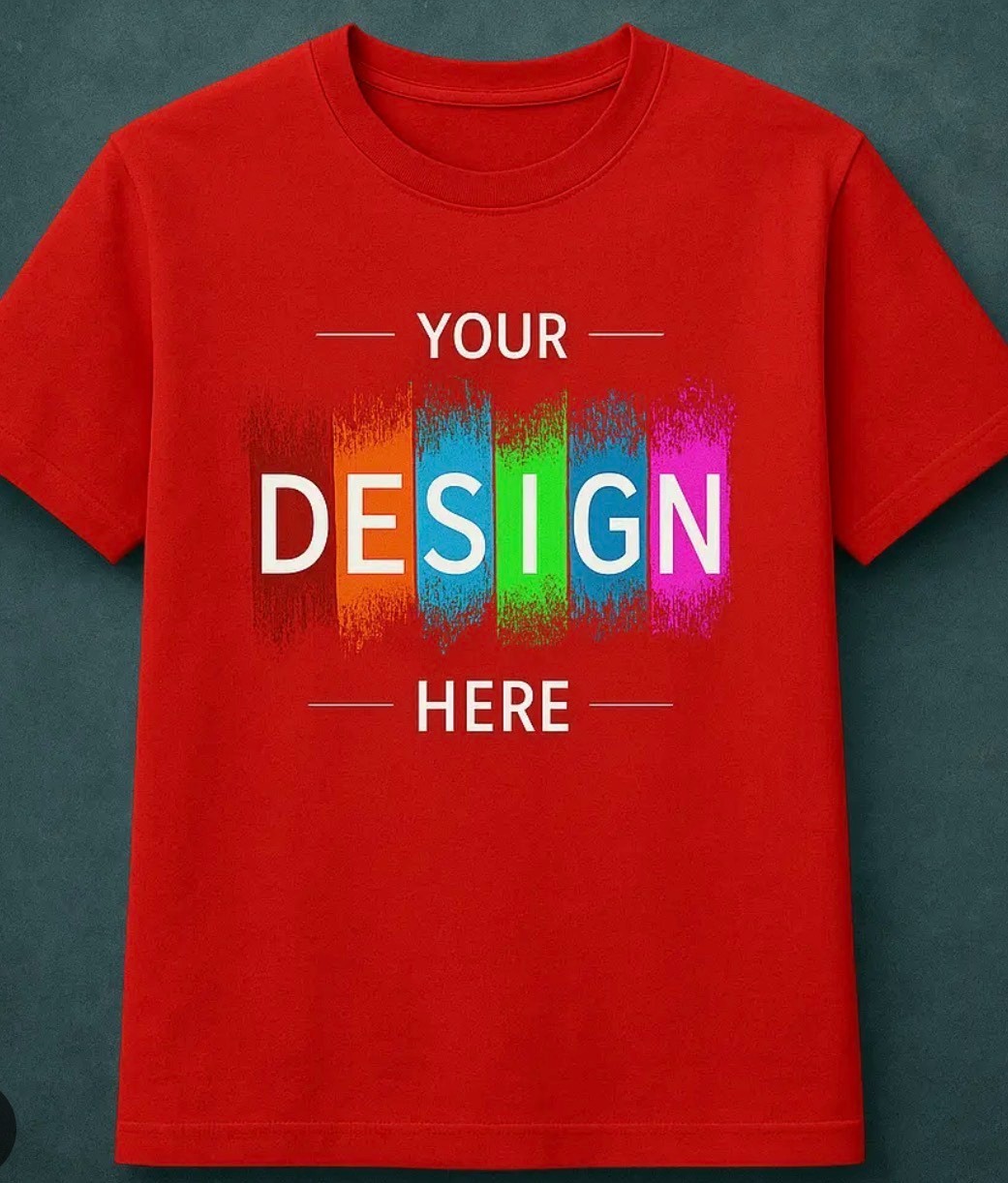 Unisex Custom Printed Personalized Graphic Logo Text Name Short Sleeve T-Shirt