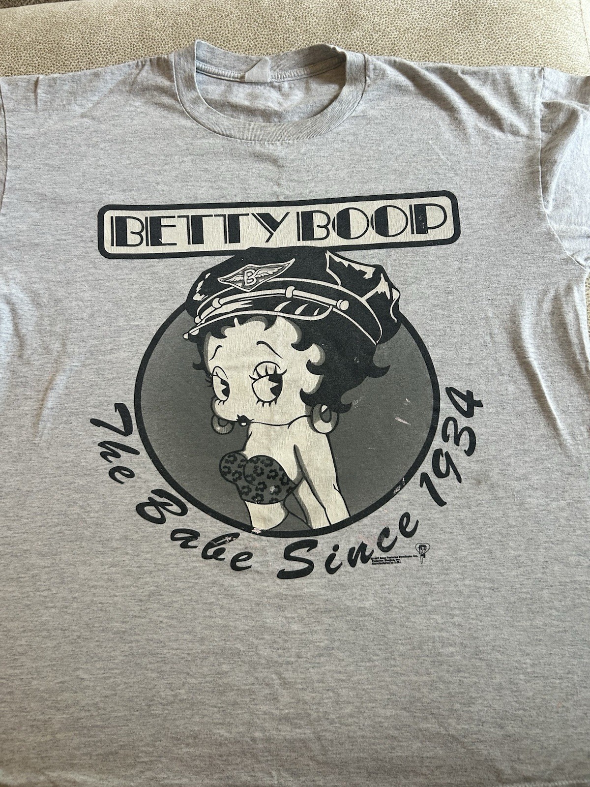 betty boop vintage t shirt 2x m58 Light Pink Stains As Shown Appears To Be Paint