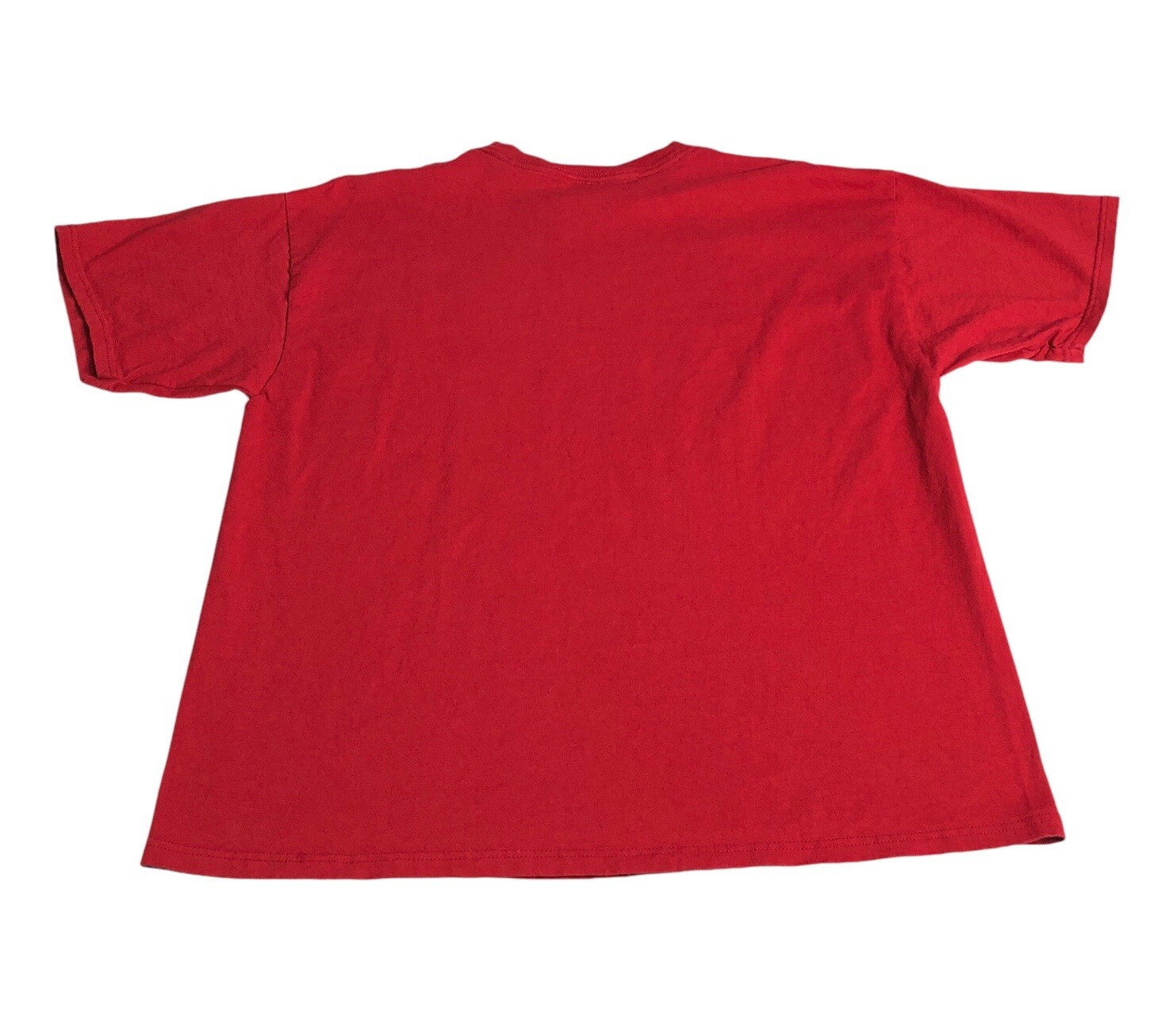 Vintage Y2K Alaska Shirt Mens XL Red The Last Frontier Graphic Cotton Outdoor