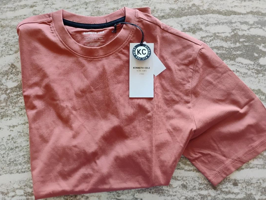 Kenneth Cole Classic Fit Active Short Sleeve TShirt Large MINT FREE SHIPPING