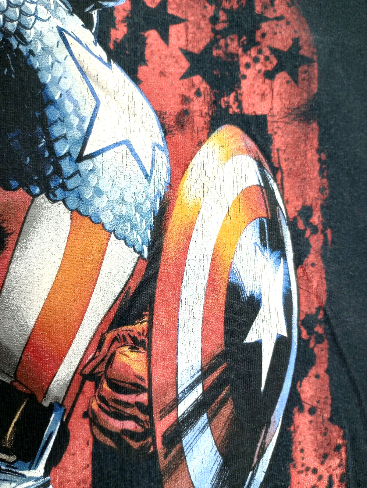 Vintage Marvel Mad Engine Captain America Shirt Medium Mens Unisex Y2K Assemble!