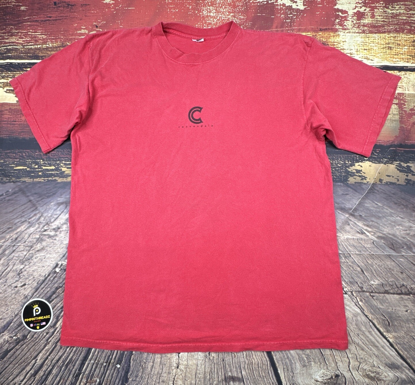 VTG 90’s Cannondale Shirt RAVEN Super V Mens 2XL Mountain Bike Promo Faded MTB