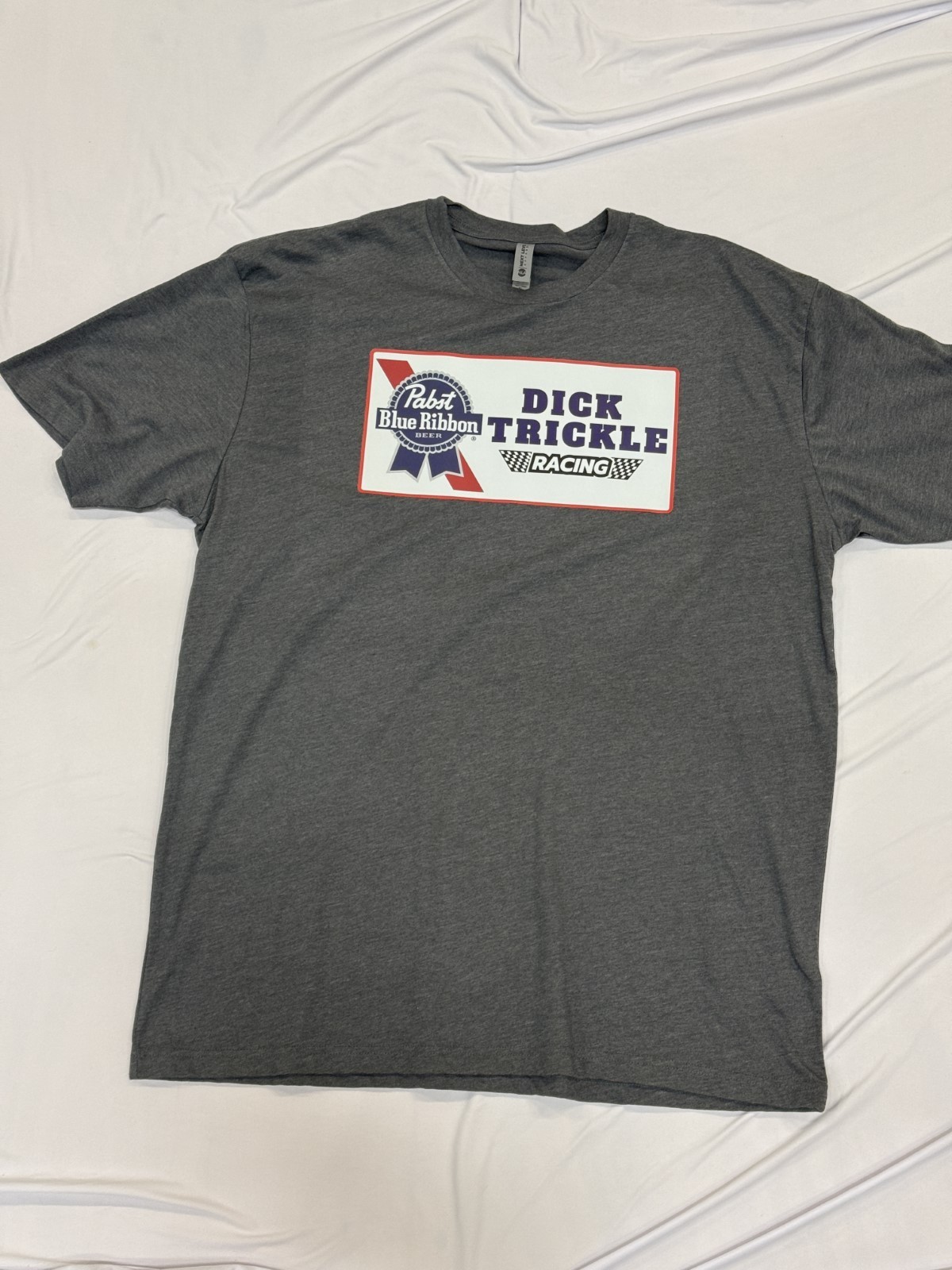 Dick Trickle Racing T-Shirt – Next Level Premium Cotton/Poly Blend – Gray 2XL