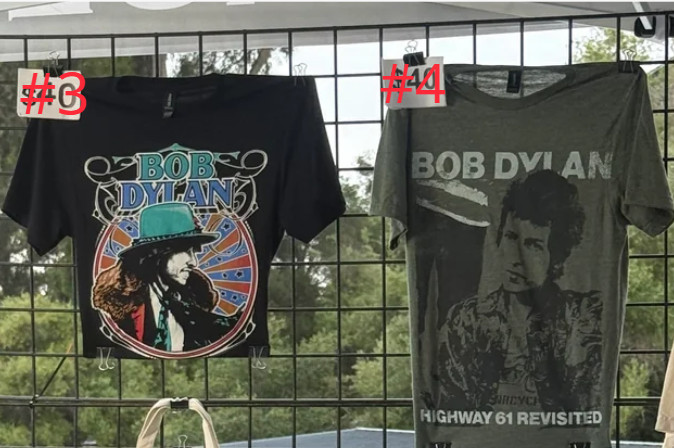 Bob Dylan T Shirts Bulk 2026 Summer Tour Reprint