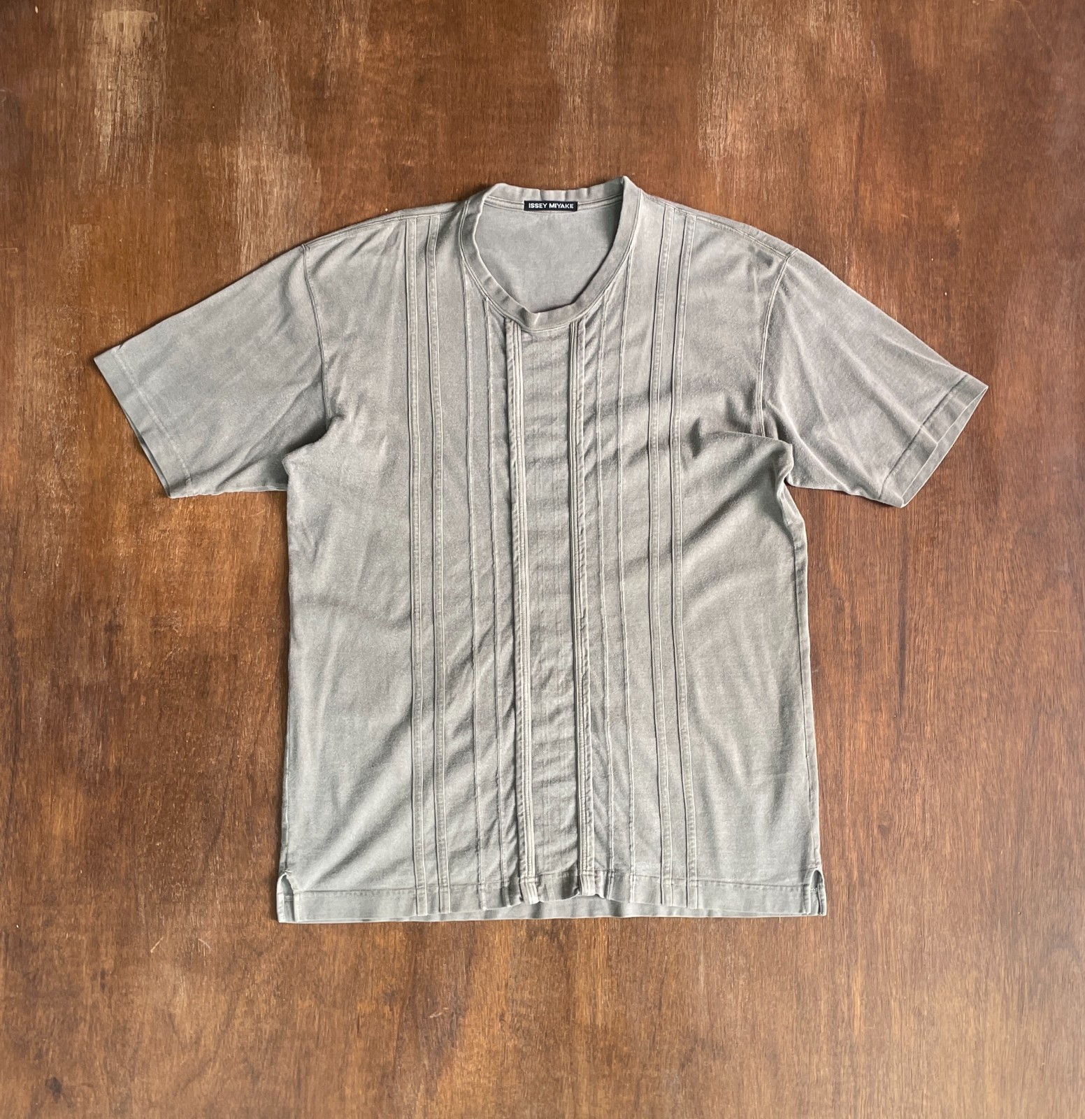 ISSEY MIYAKE Vintage Stripped Tee Made in Japan