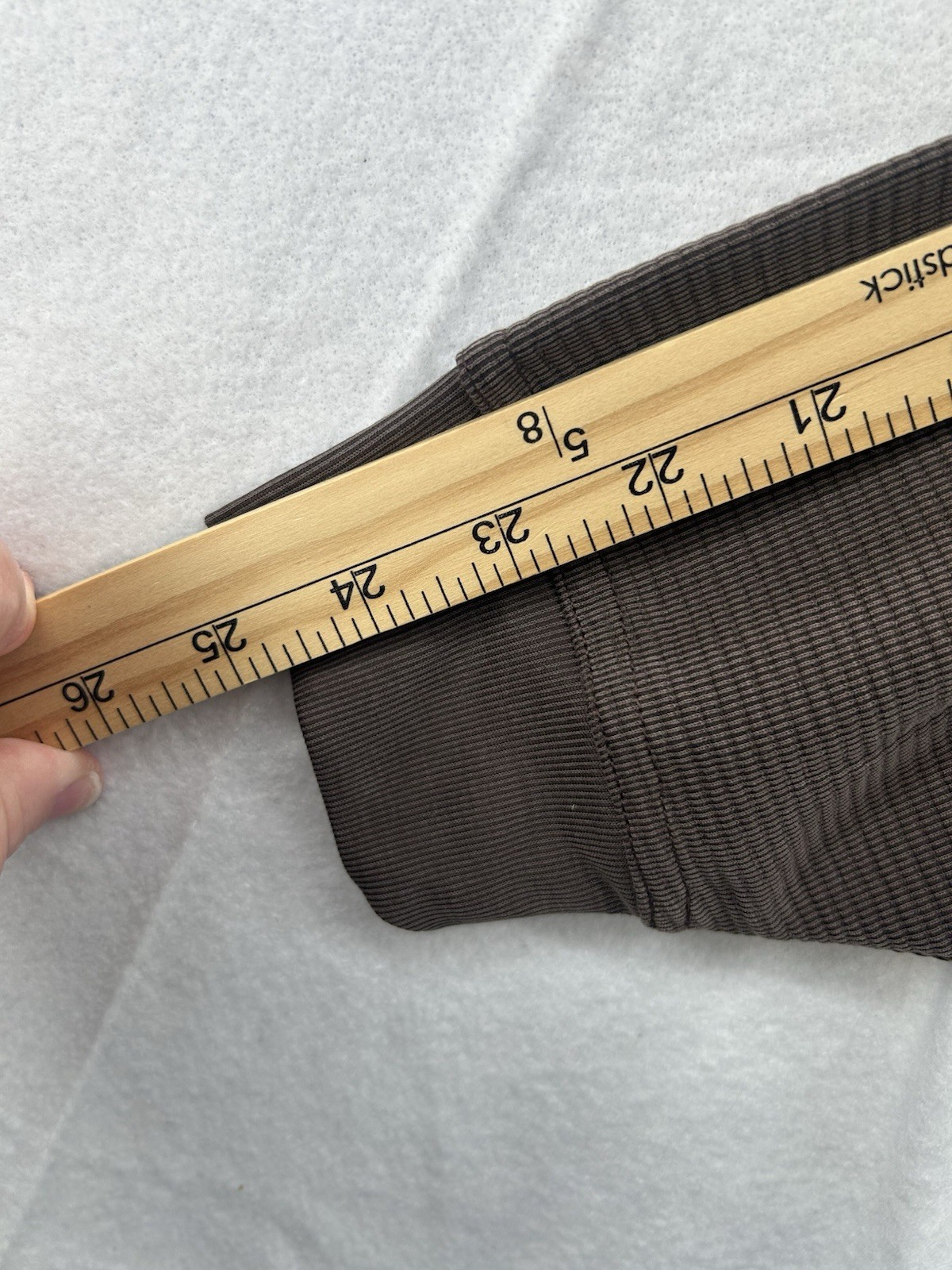 Bugatchi Uomo Long Sleeve Quarter Zip Large Mens Shirt Truffle Brown NWT