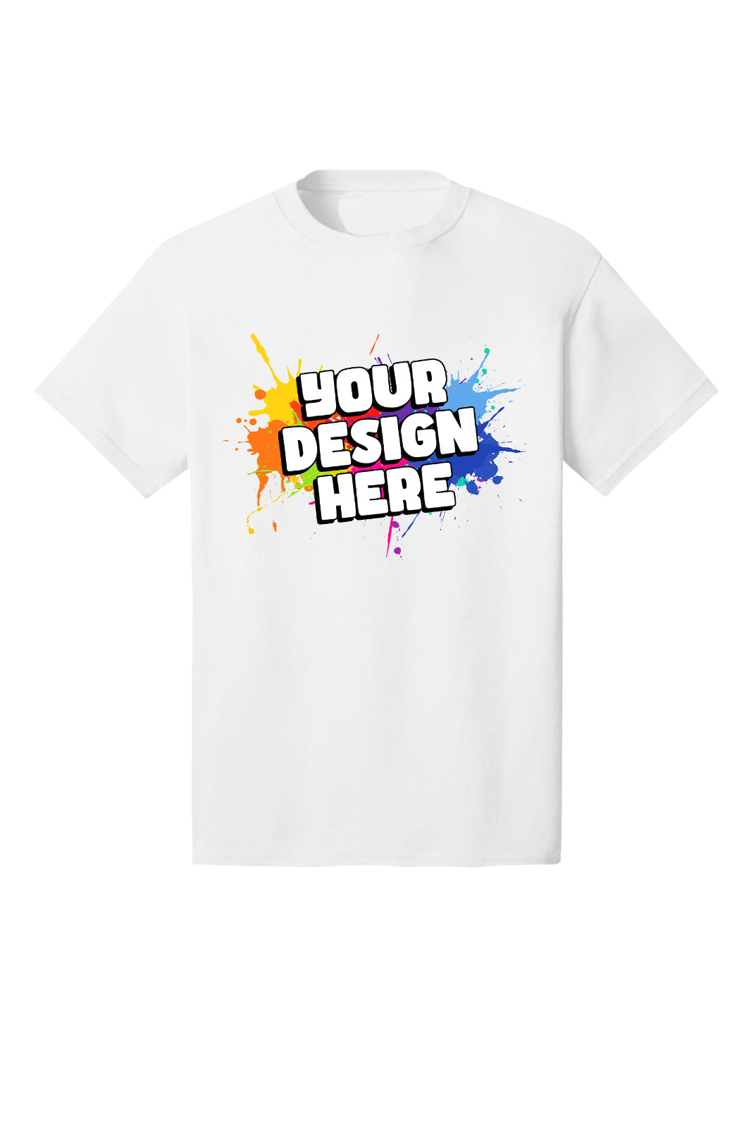 Custom Design Personalized T-shirt With Your Logo Short Sleeve Tee