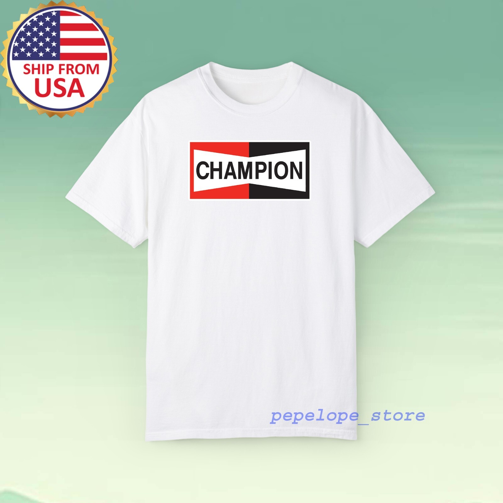 Champion Spark Plugs Men’s White Size S-5XL