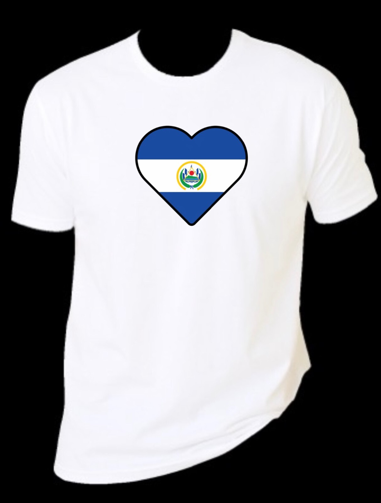 El Salvador #3 unisex T-Shirt 100% Cotton Premium Tee S,M,L,XL,XXL