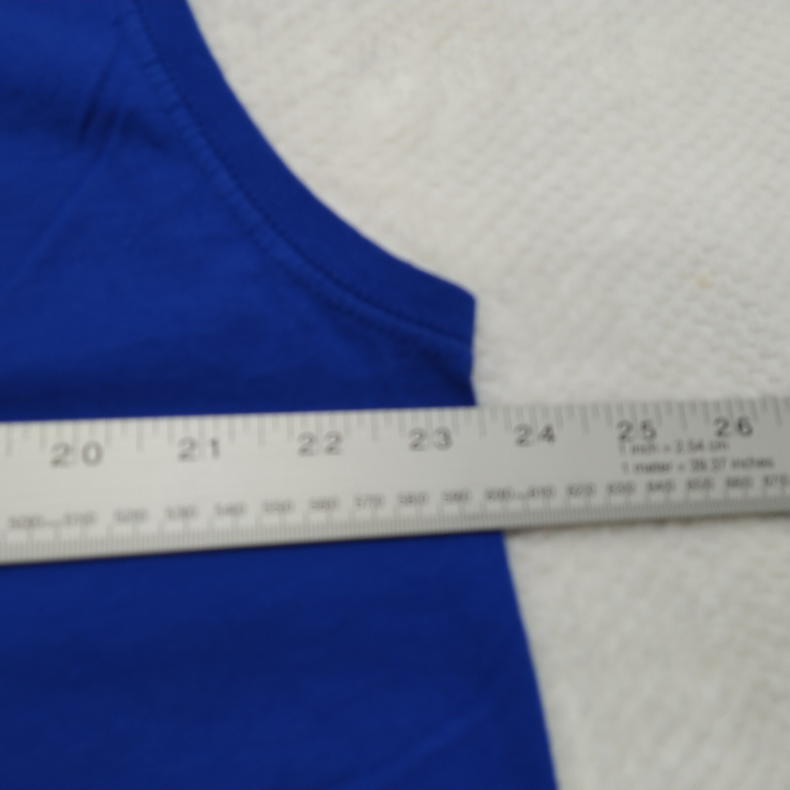 Platinum T Shirt Mens Extra Large Blue Sleeveless Casual Workout Adult