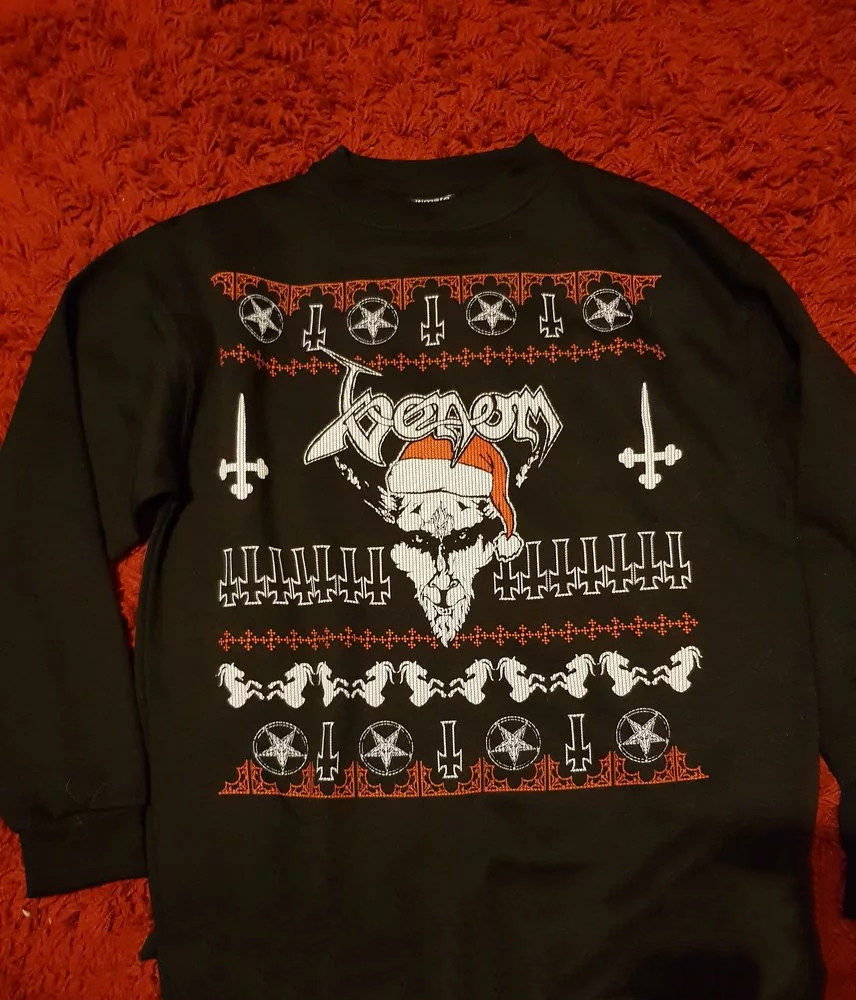 Venom Christmas Long SLeeve Shirt Unisex All Size Black LO482