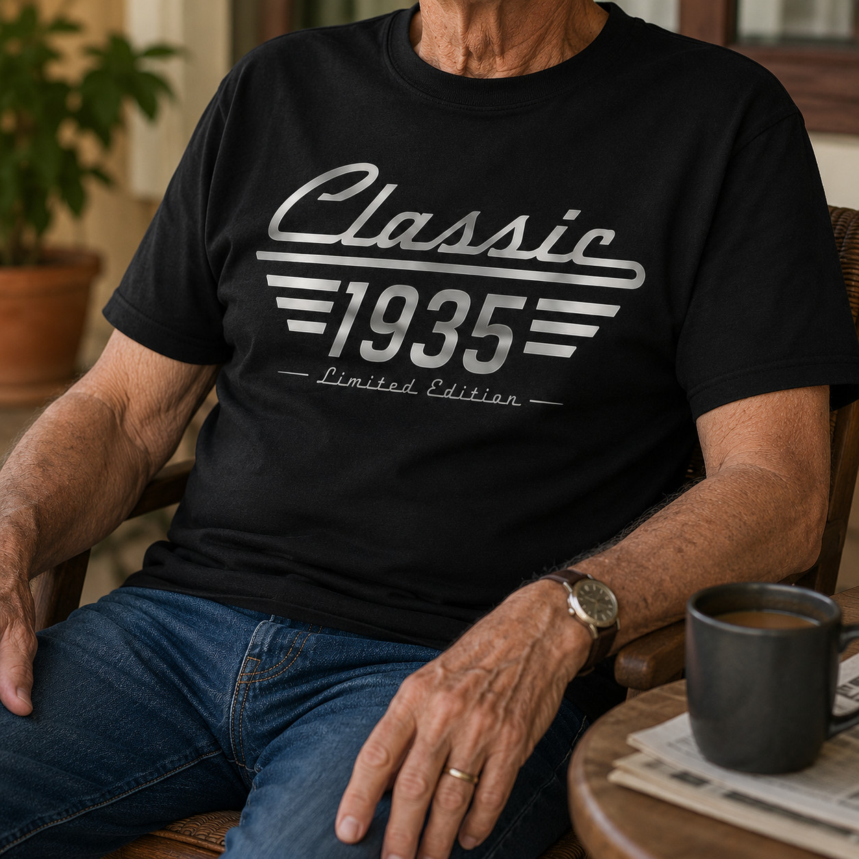 Classic 1935 Limited Edition Vintage Car 91th 92th 93th 94th 95th Birthday Mens