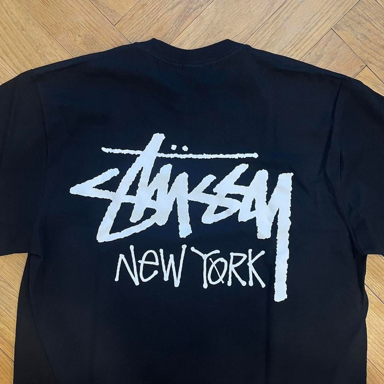 Black Stussy New York Exclusive Chapter t-shirt size Medium