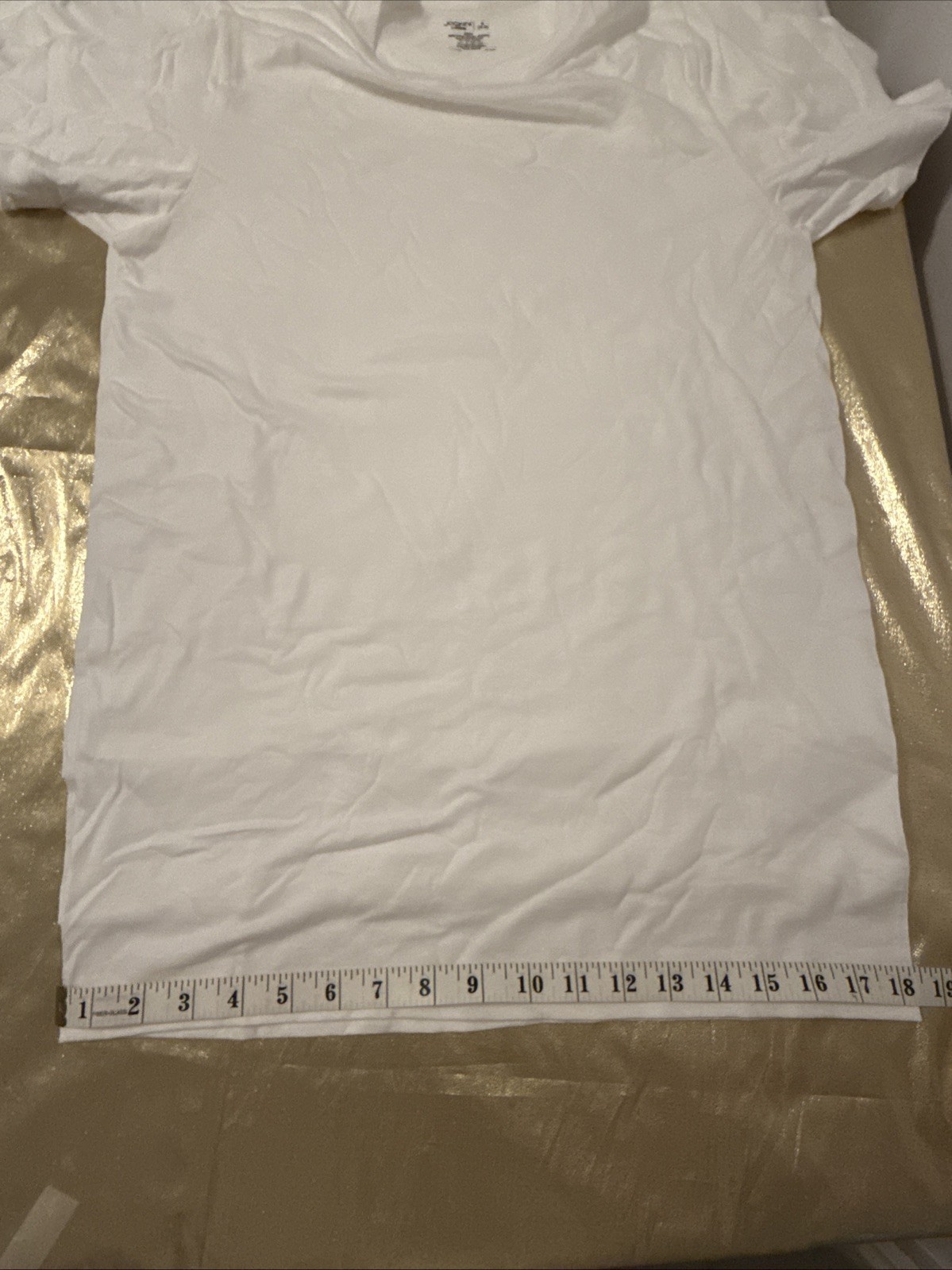 NWT Jockey 3 Pack Crew Neck Relaxed Fit T-Shirts 100% Cotton White Size S 34-36″