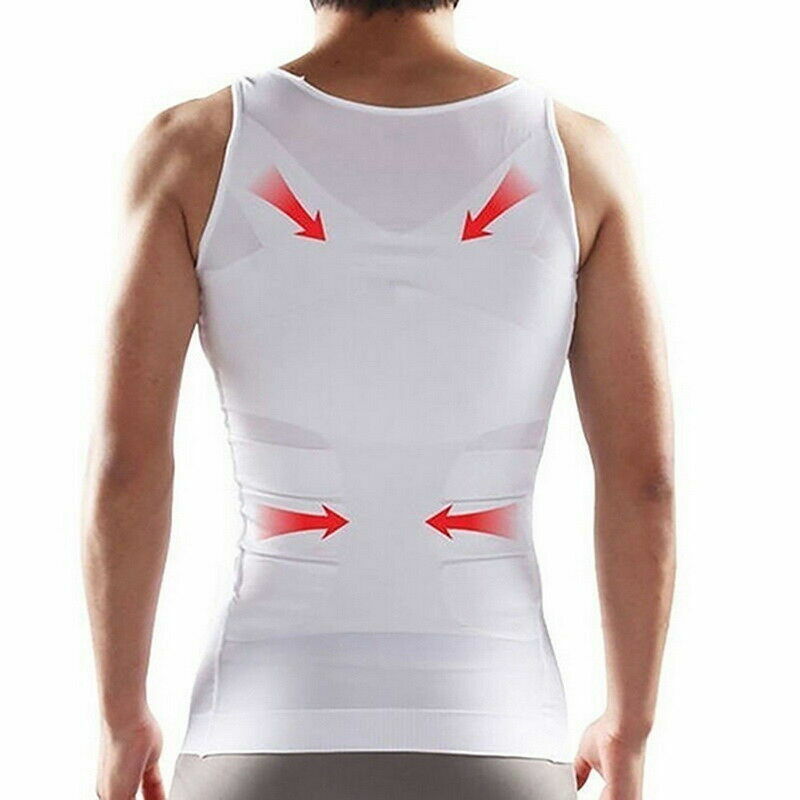 Men Tummy Control Compression Vest Belly Slimmer Tank Top Underwear UnderShirts