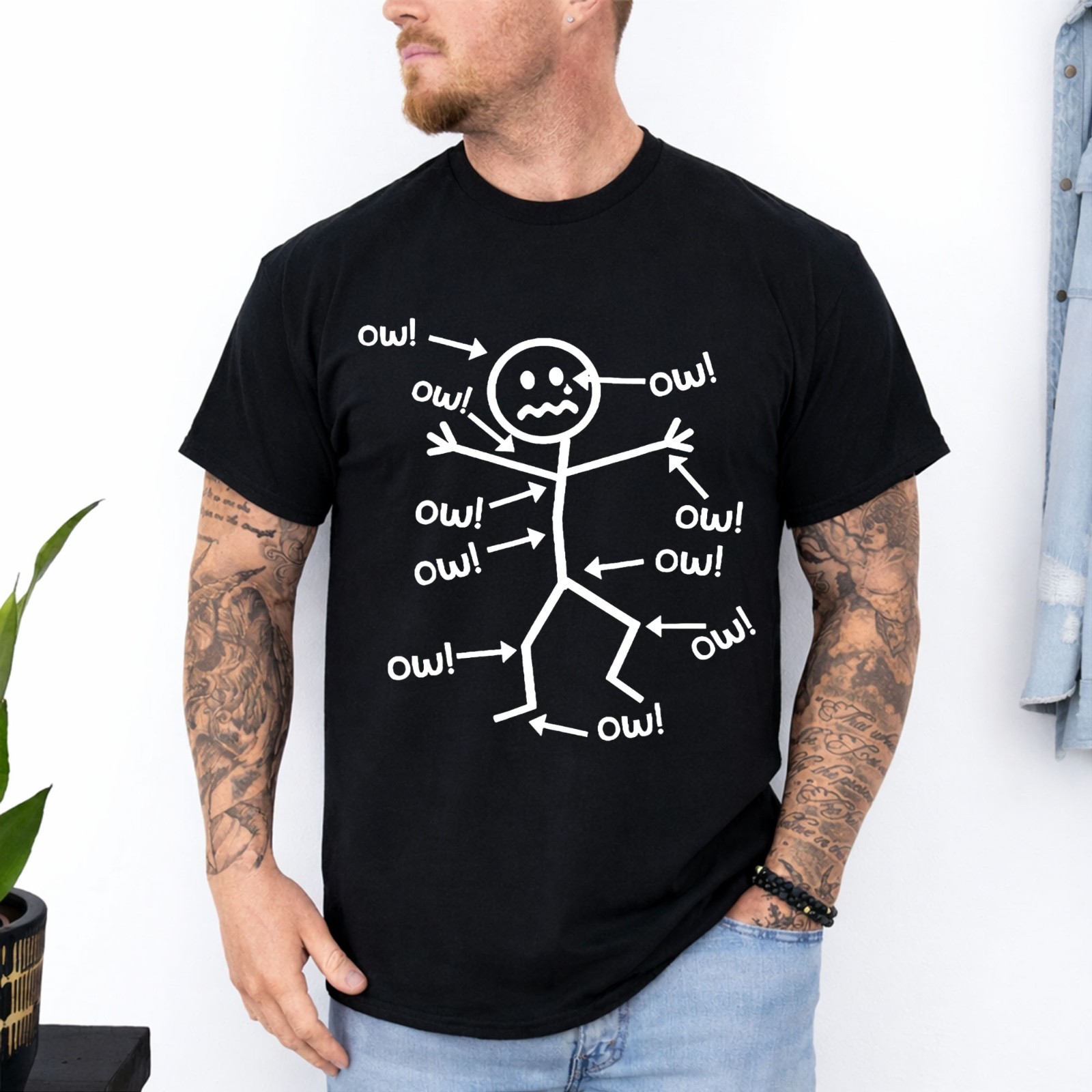 Ow Ow Ow Ow Ow Ow Ow Character T-Shirt
