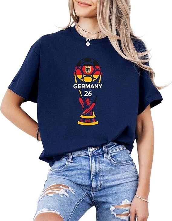 Germany World Cup 2026 Fan Shirt German Football Supporter Graphic Tee Unisex
