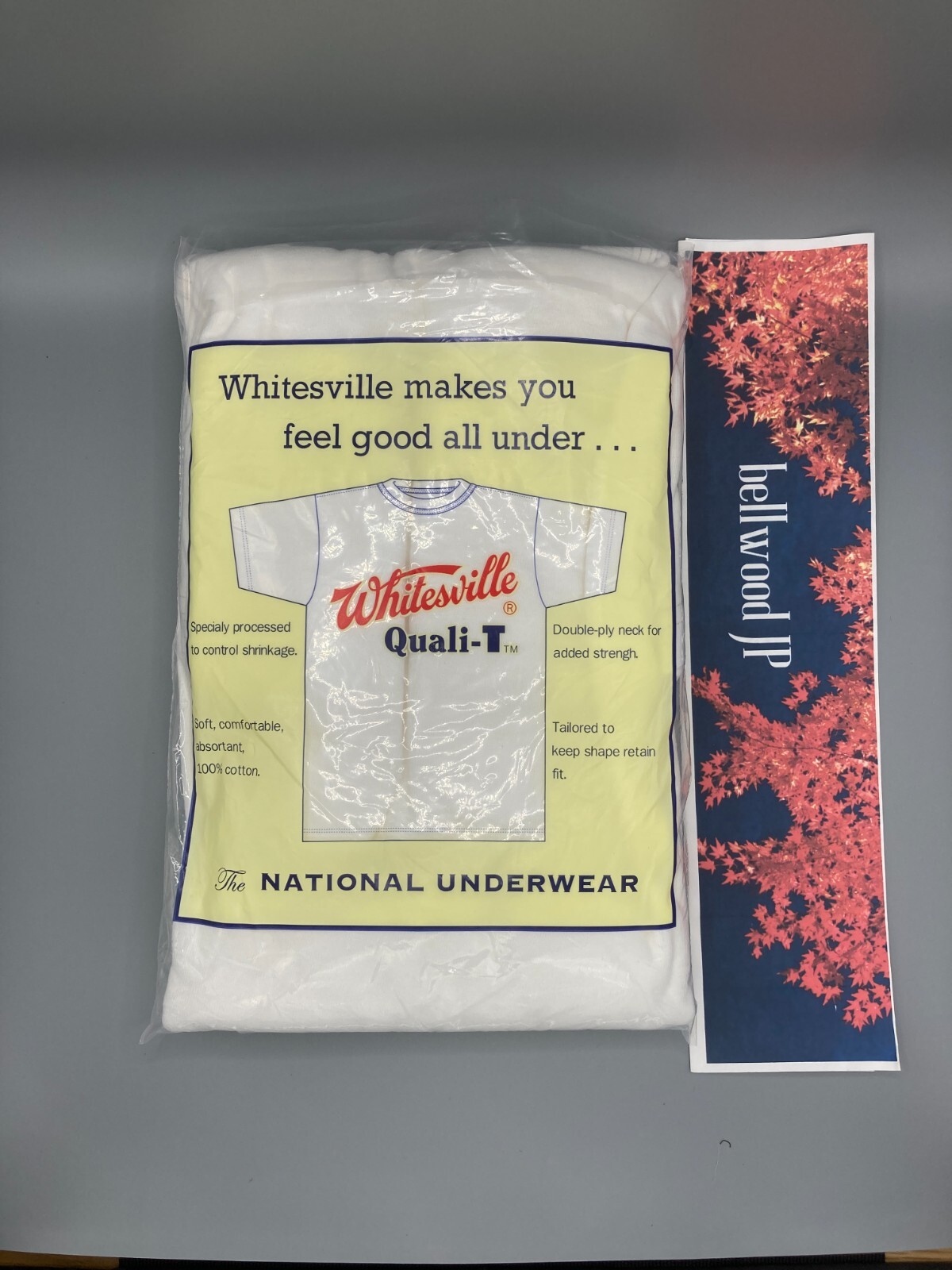 WHITESVILLE T-SHIRT WV73544 2-PACK White Shipping Fedex or DHL Fast ship