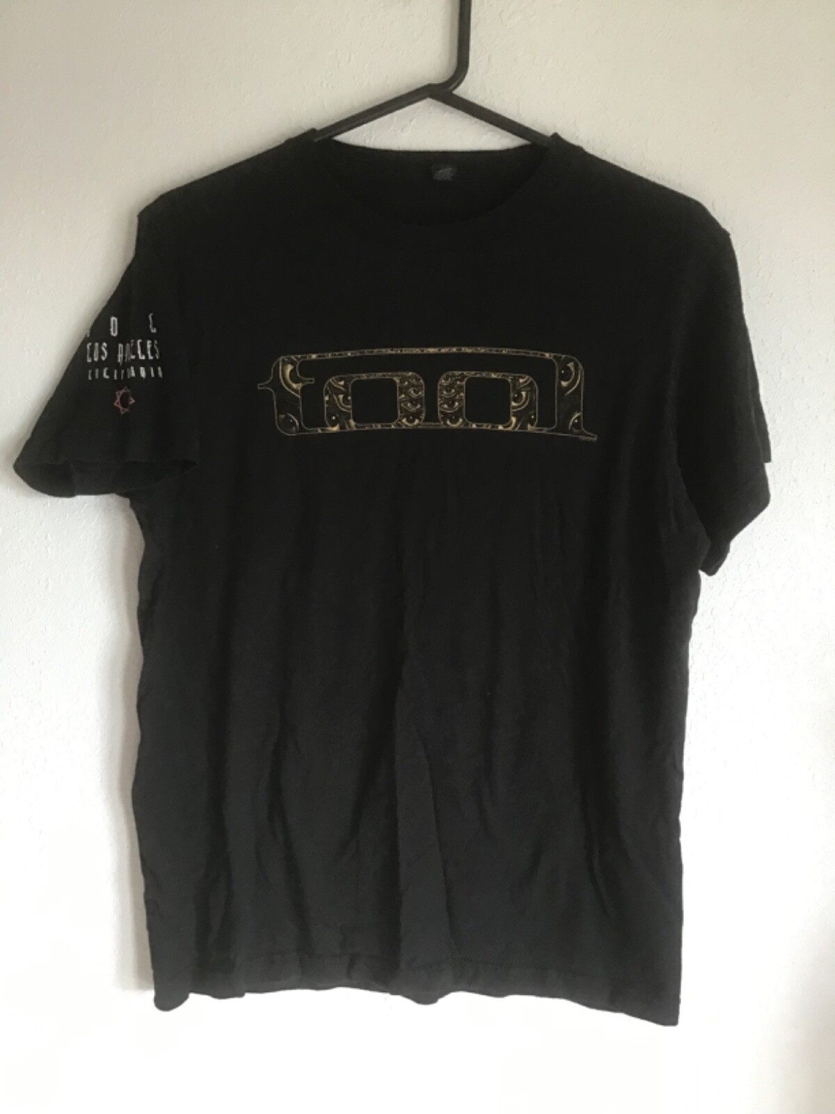 2015 Tool Band Music Black Tour Los Angeles California Concert Shirt Medium