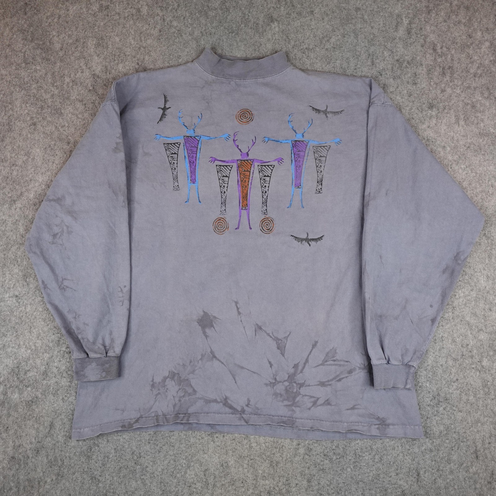 Vintage Andrea Bragg Designs Shirt Mens XL Native Tribal Navajo Graphic Tee 90s