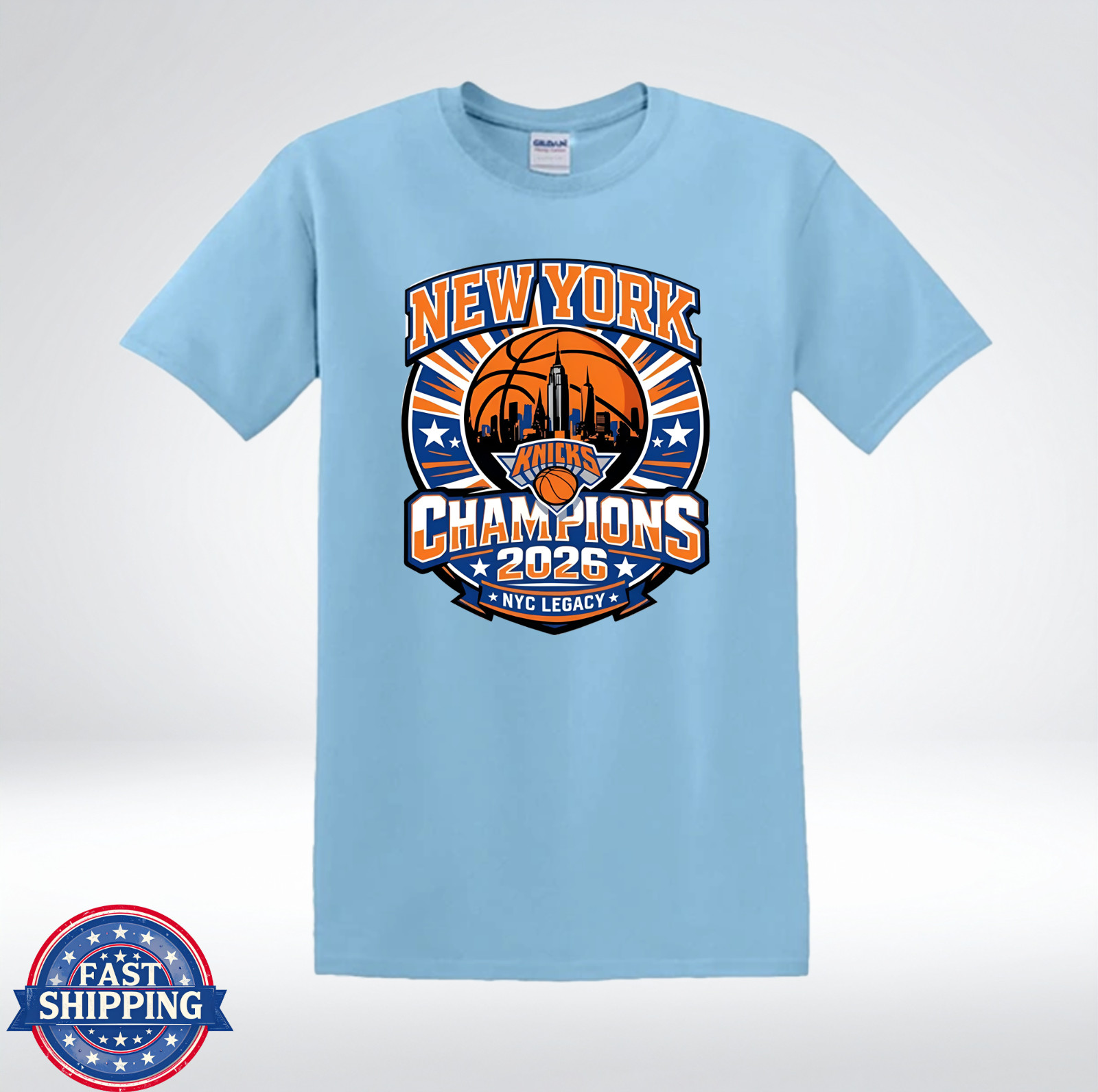 NYC Basketball Legacy 2026 Championship Style Graphic T-Shirt