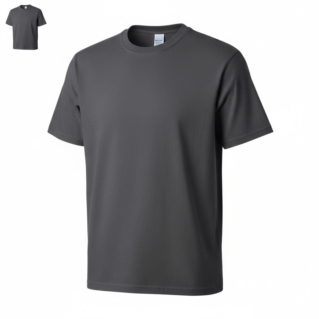 6 Delta Pro Weight T Shirts 3XL Charcoal Blank Lot Bulk Wholesale New