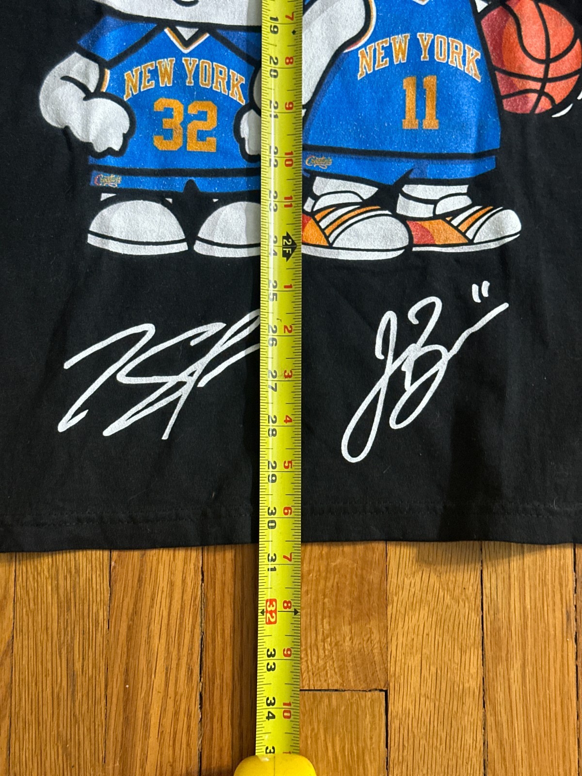 New York Knicks Karl-Anthony Towns Jalen Brunson Hello Kitty BLACK Shirt Unisex