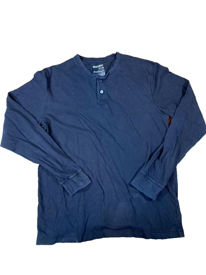 Old Navy Black Long Sleeve Tee Men Size L