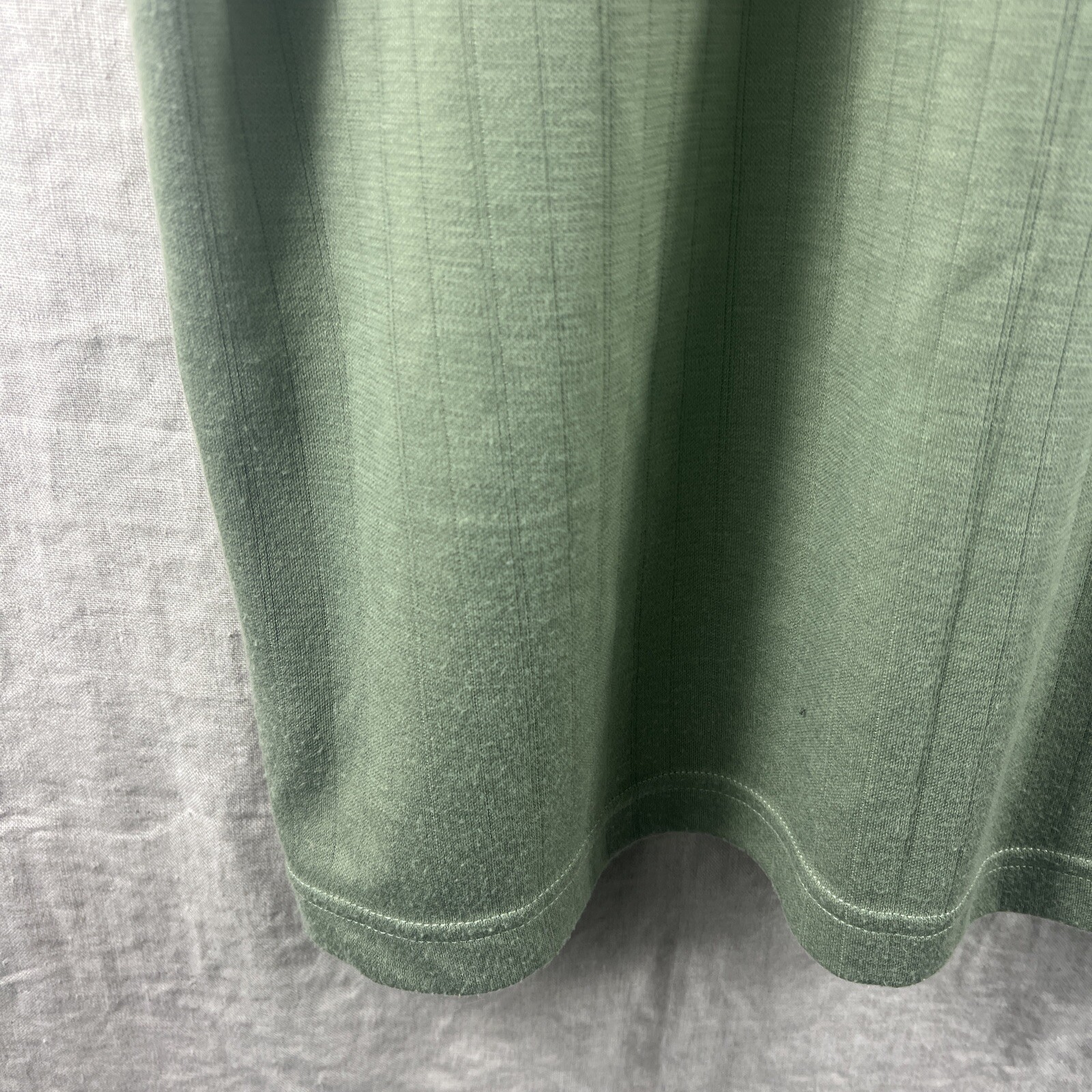 Pierre Cardin Men’s Green Short Sleeve V-Neck Casual Comfort Shirt Size Large