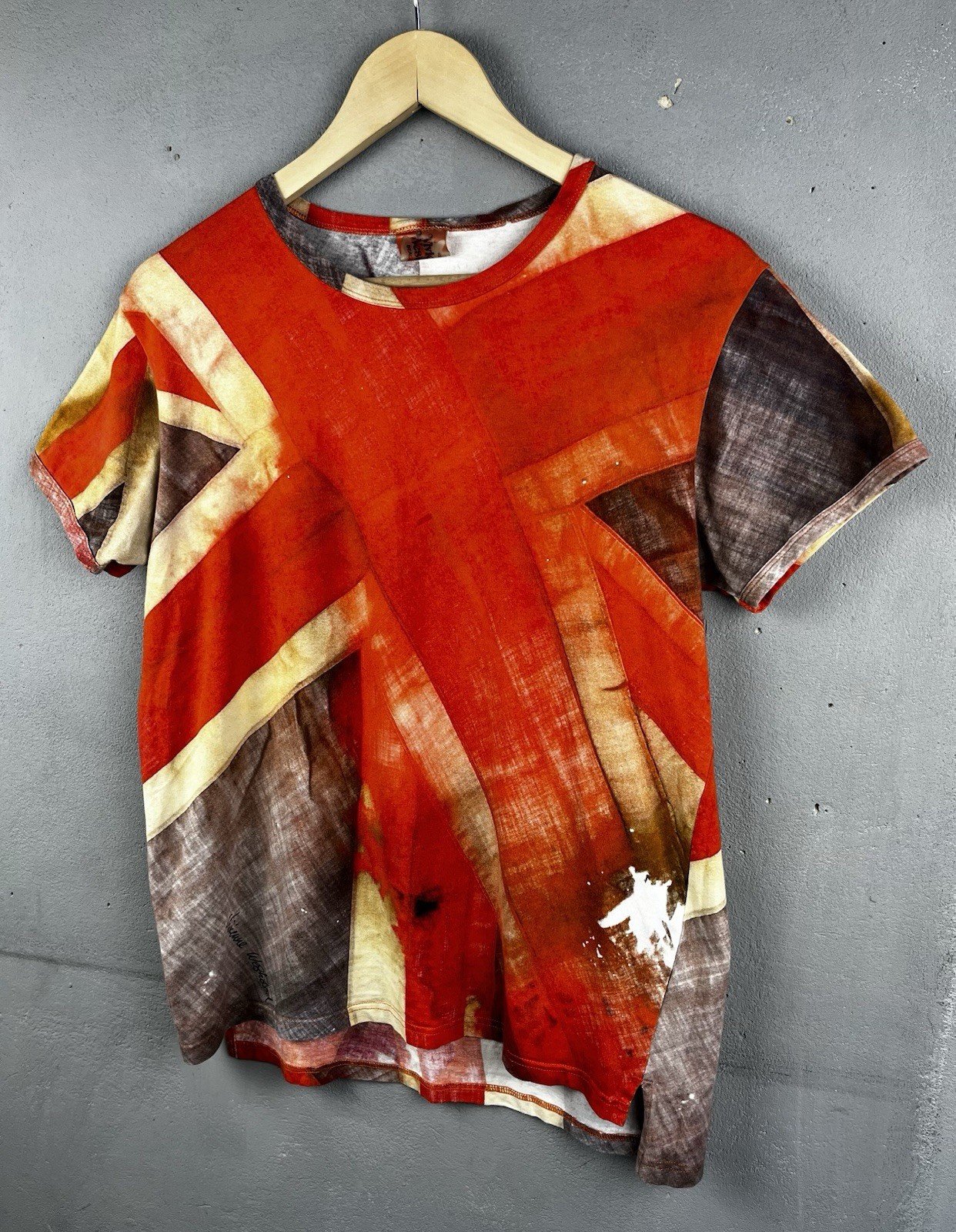Vivienne Westwood British Flag T Shirt Archive Vintage Mens Size 52 Made Italy