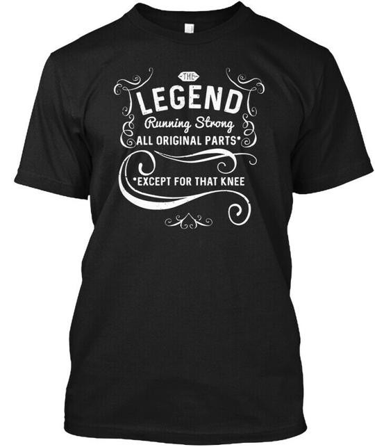 Mostly Original Parts Funny Knee Replacement Surgery T-Shirt Made In USA S-5XL