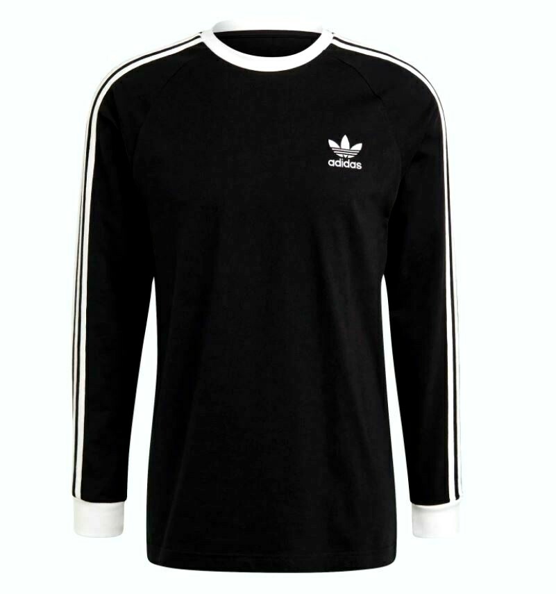 NEW MEN’S ADIDAS ORIGINALS CALIFORNIA TREFOIL LONG SLEEVE SHIRT~SIZE 2XL IA4877