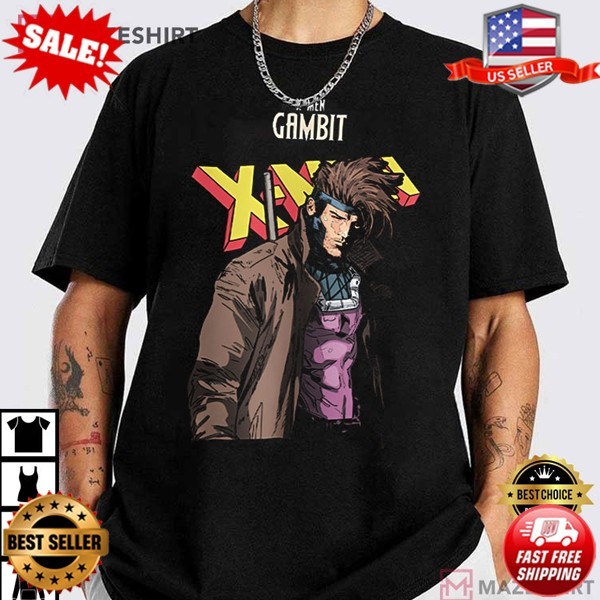 NEW X-Men Gambit Marvel Comics Unisex T-Shirt S-5XL