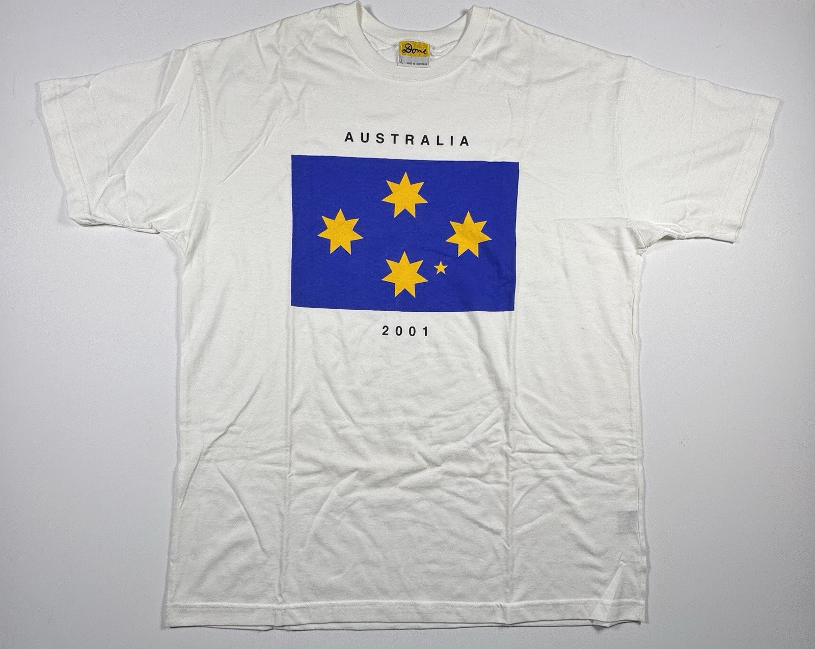 Vintage 2001 Australia Southern Cross T Shirt Mens Large Made In Australia
