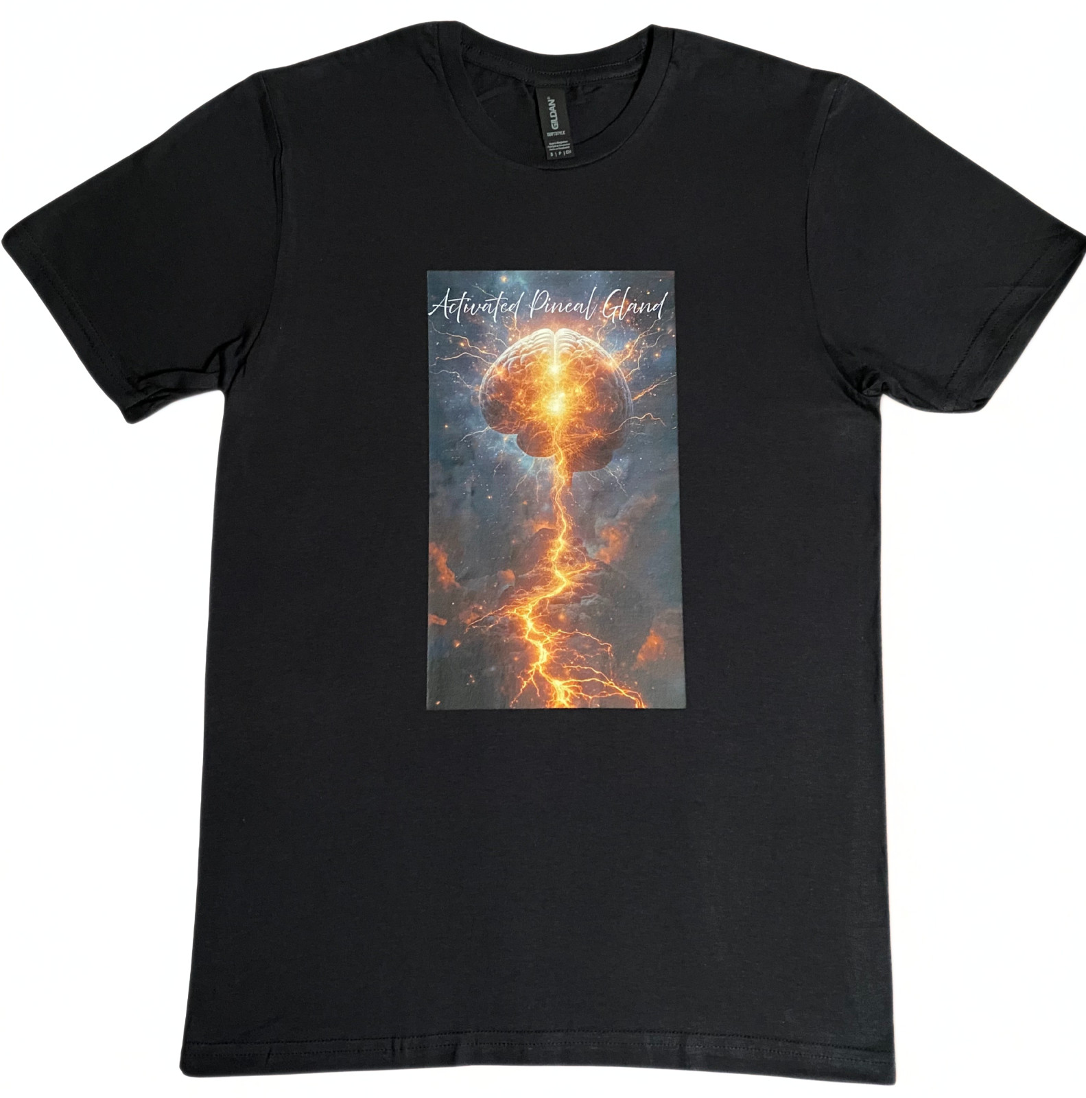 DTF Custom Made – ACTIVATED PINEAL GLAND Short Sleeve T-Shirt – Black SML