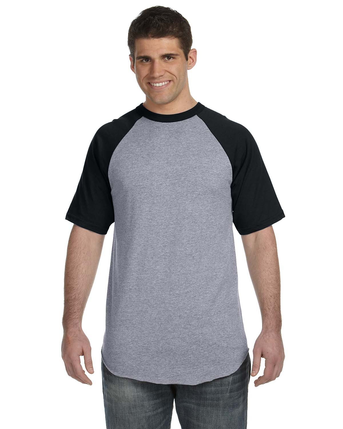Augusta Sportswear 423 Adult Short Sleeve T Shirt Baseball Jersey Knit T Shirt