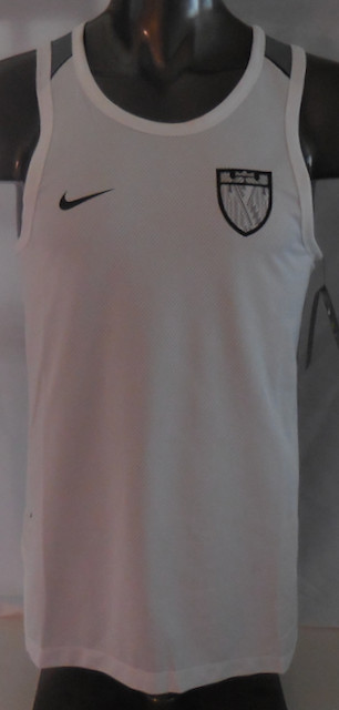 Nike LeBron Basketball Top Men White/Cool Grey/Black Medium