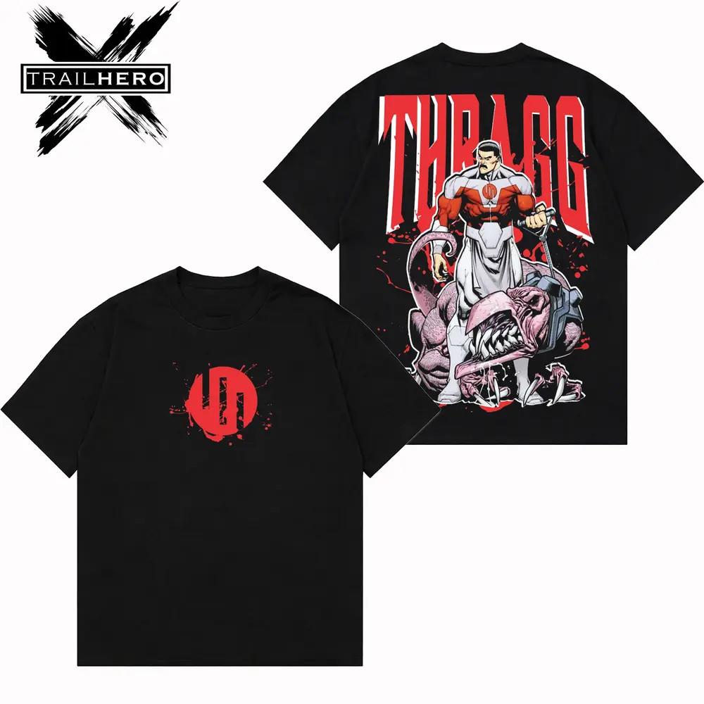 Thragg Invincible Premium Acid Washed T-Shirt, En Sabah Nur Shirt, Character